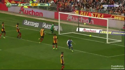 Lens - Brest but Cristian Battocchio (0-1) HD - 01.04.2017