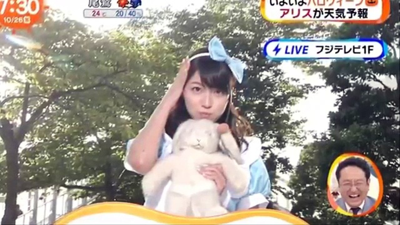 【感動】お天気キャスター阿部華也子ちゃんのハロウィンコスプレ【シンデレラバージョン】
