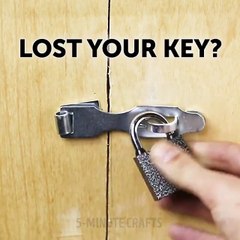 How  To Open Lock If You Lost Your Key