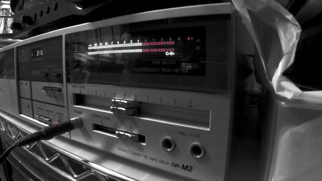 Tape delay patching with a 3 head cassette tape recorder