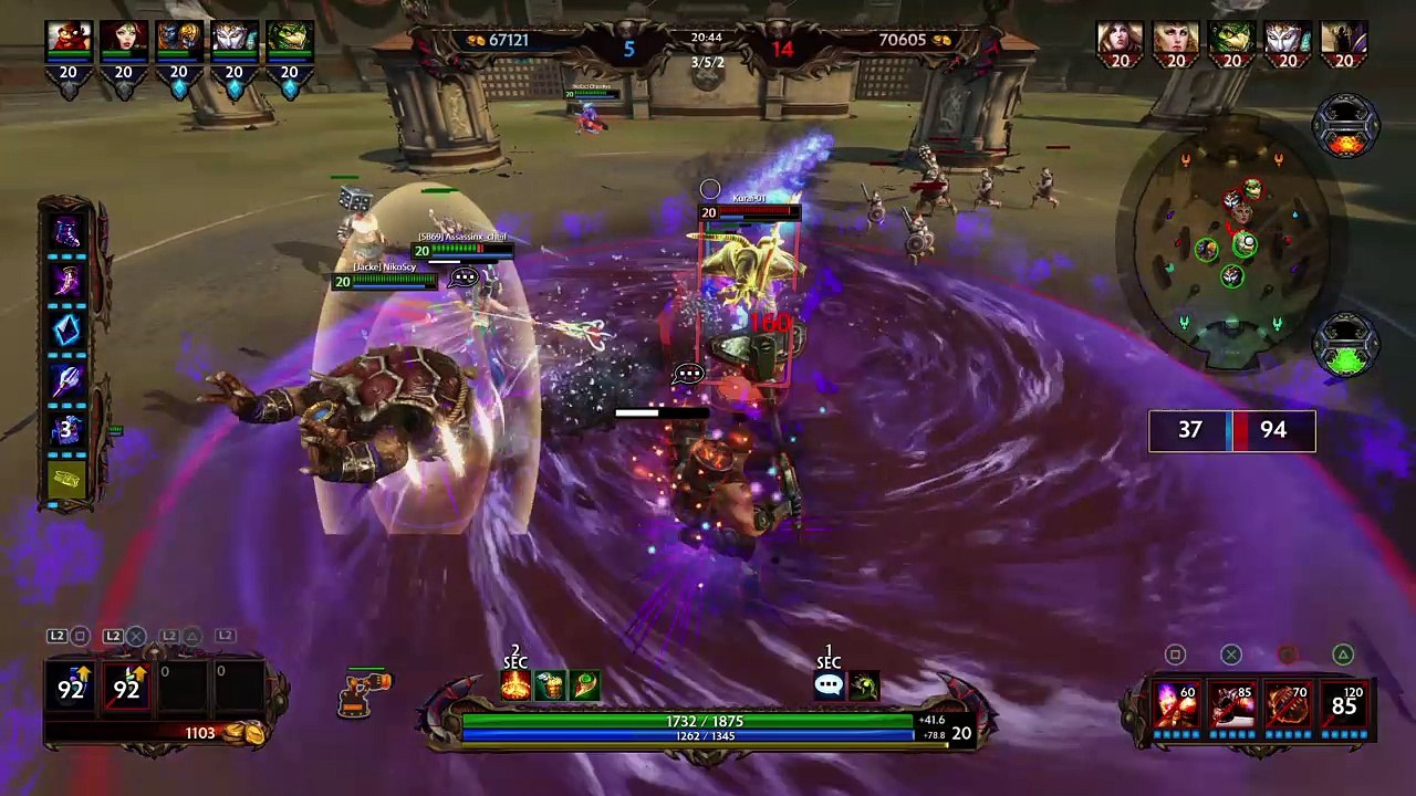 SMITE: Funny kill on unaware Medusa