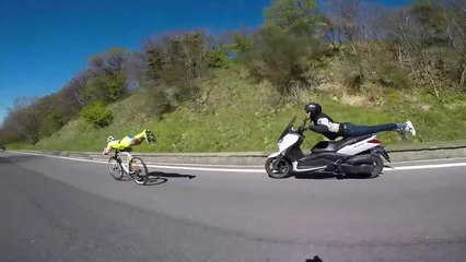 The Superman's Return - Michael Guerra is back on bike to fight road cyclists