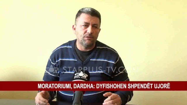 MORATORIUMI, DARDHA: DYFISHOHEN SHPENDËT UJORË