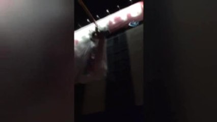 Saadet Partililer 'Evet' Pankartını Böyle Indirdi