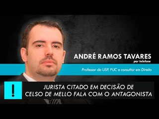 Jurista citado em decisão de Celso de Mello fala com O Antagonista