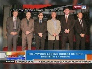 NTG: Hollywood legend Robert De Niro, bumisita sa bansa