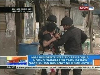 NTG: Demolisyon sa Sitio San Roque, nabalot ng gulo
