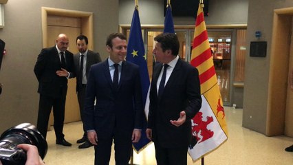 Vidéo exclusive : Christian Estrosi reçoit Emmanuel Macron