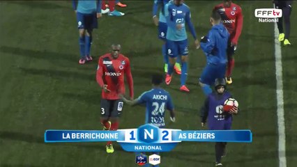 Victoire de Béziers (1-2) sur la pelouse de Châteauroux.