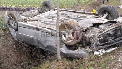 Report TV - Makina del nga rruga në "Fier- Kolonjë", 3 të plagosur, 1 rëndë