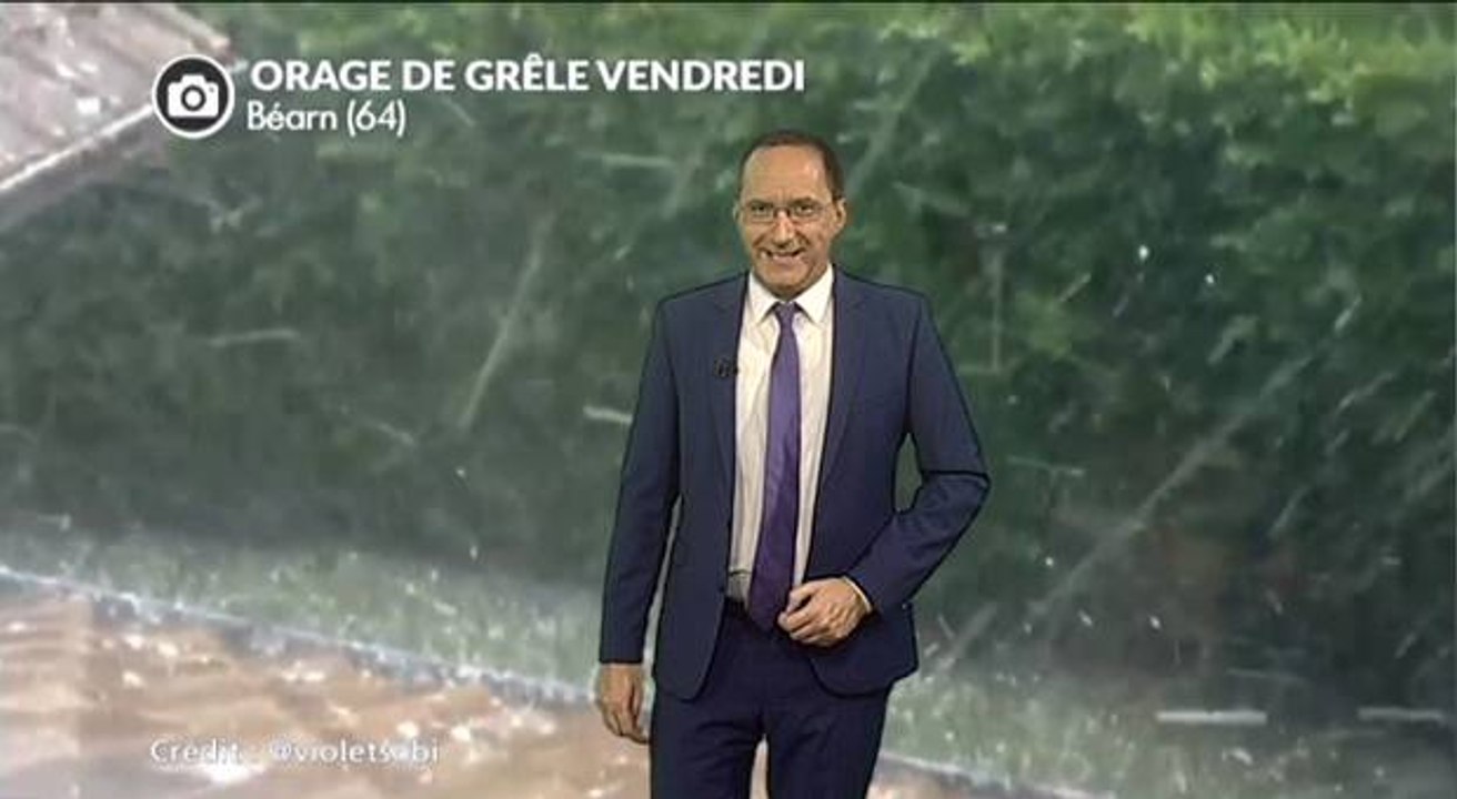 Météo sud-ouest : orages et grêle hier vendredi