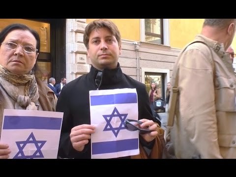 Napoli - Radicali contro de Magistris: Campagna di odio contro Israele (31.03.17)