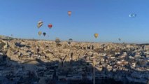 Kapadokya'nın Eşsiz Manzarası Drone ile Havadan Görüntülendi