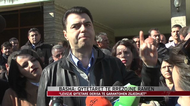 Basha: Qytetarët të rrezojnë Ramën - News, Lajme - Vizion Plus
