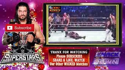 WWE 4 vs 4 Roman - Cena - Henry - Bryan vs Big Show - Seth - Wyatt - Kane Killing Full Match