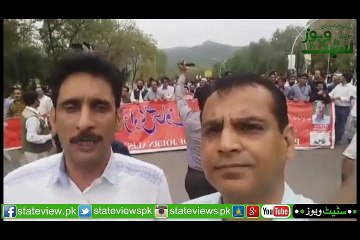 Protest Of PFUJ, RIUJ and National Press Club Rawalpindi Islamabad