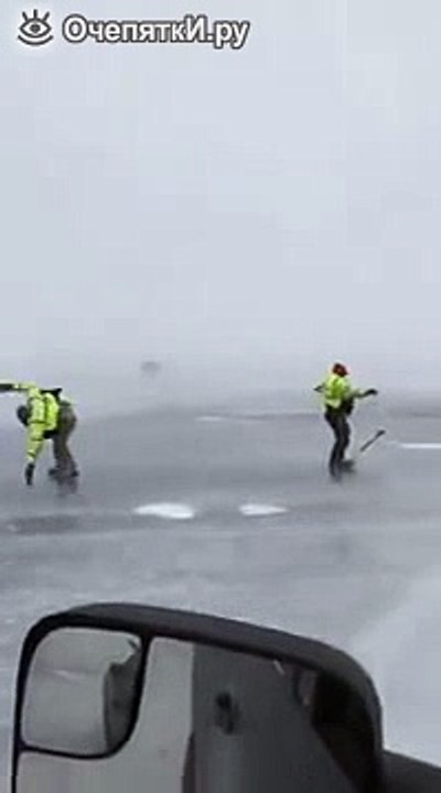 Суровое катание по льду
