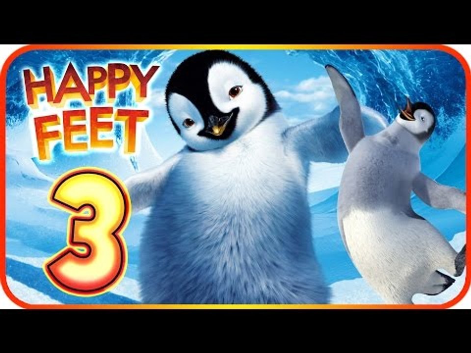 Happy Feet Walkthrough Part 3 (Wii, PS2, PC, Gamecube) ♬ Movie Game ♩ Level 7 - 8 - 9
