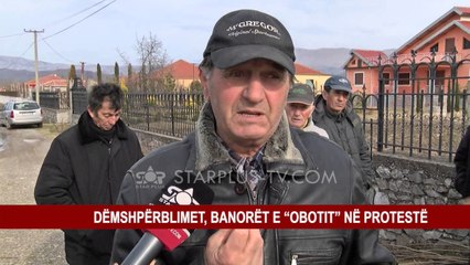 DËMSHPËRBLIMET, BANORËT E OBOTIT NË PROTESTË