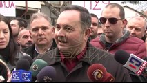 Protestë e VMRO-DPMNE-së para stacionit policor në Ohër