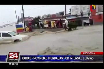 Argentina: varias provincias inundadas por intensas lluvias