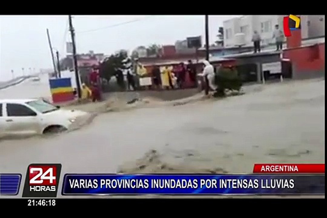 Argentina: varias provincias inundadas por intensas lluvias