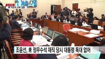 조윤선 "정무수석 재직 11개월 동안 대통령 독대 없었다" / YTN (Yes! Top News)