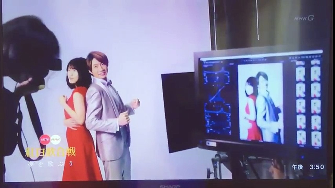 相葉雅紀・有村架純 『紅白司会・ポスター撮影… 』20161216