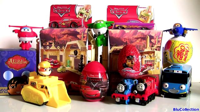Tayo Bus 꼬마버스 타요 Disney Cars 2 Thomas Surprise Toys《토마스와 친구들》꼬마기관차 토마스와 친구들 깜짝 계란 장난감 디즈니 카2-rKDMfXtze5U