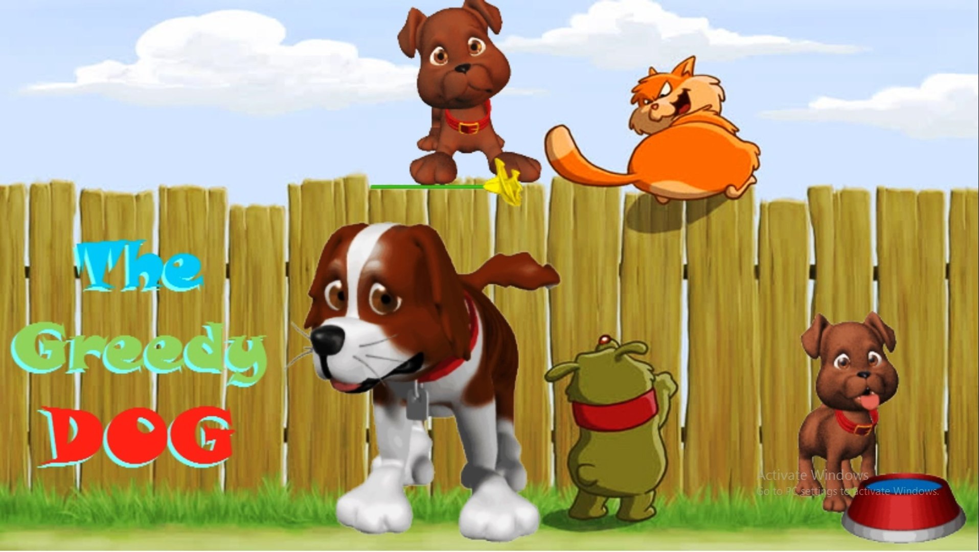 The Greedy Dog Story for Kids !Kids Educational Stories !Bedtime stories for  kids  on Kids Fables