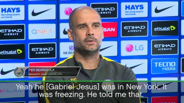 Gabriel Jesus nearing City return - Guardiola
