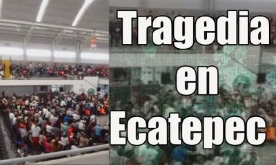 Скачать видео: #Ecatepec de Morelos: Tragedia en un reparto de despensas, las autoridades lo niegan