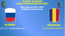 RUSSIA / ROMANIA - RUGBY EUROPE U20 CHAMPIONSHIP 2017 - uncomplete