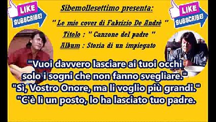 Canzone del padre ( Fabrizio De Andrè cover )