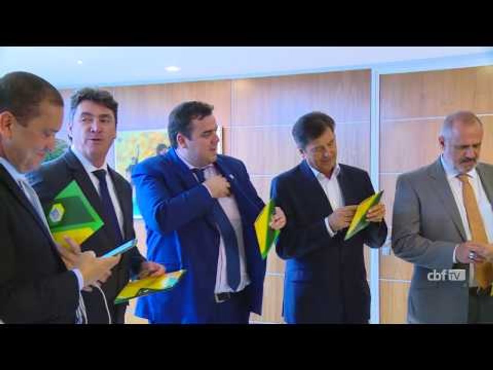 CBF recebe comitiva de Goiás