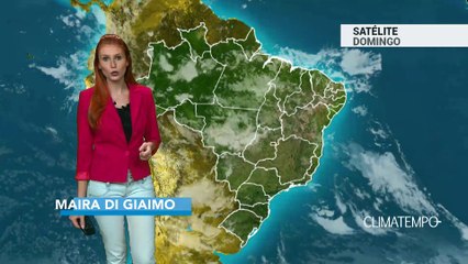 Previsão Brasil - Tempo seco no centro-sul do país