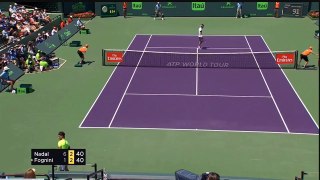 Fabio Fognini vs Nadal - Miami open 2017 Semi-finals