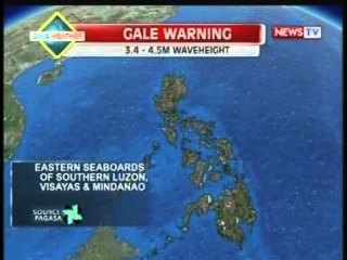 NTG: GMA weather update as of 9:33 a.m. (Feb. 17, 2014)