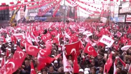 Başbakan Yıldırım: "Biz Yeni Anayasa Dedikçe Hdp, CHP Milleti Tehdit Ediyor, Korku Salıyor"