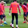 Lionel Messi Great Skills On Training - 2017 HD