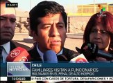 Bolivianos encarcelados en Chile reciben visita de sus familiares