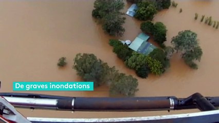 Graves inondations en Australie après le passage du cyclone Debbie