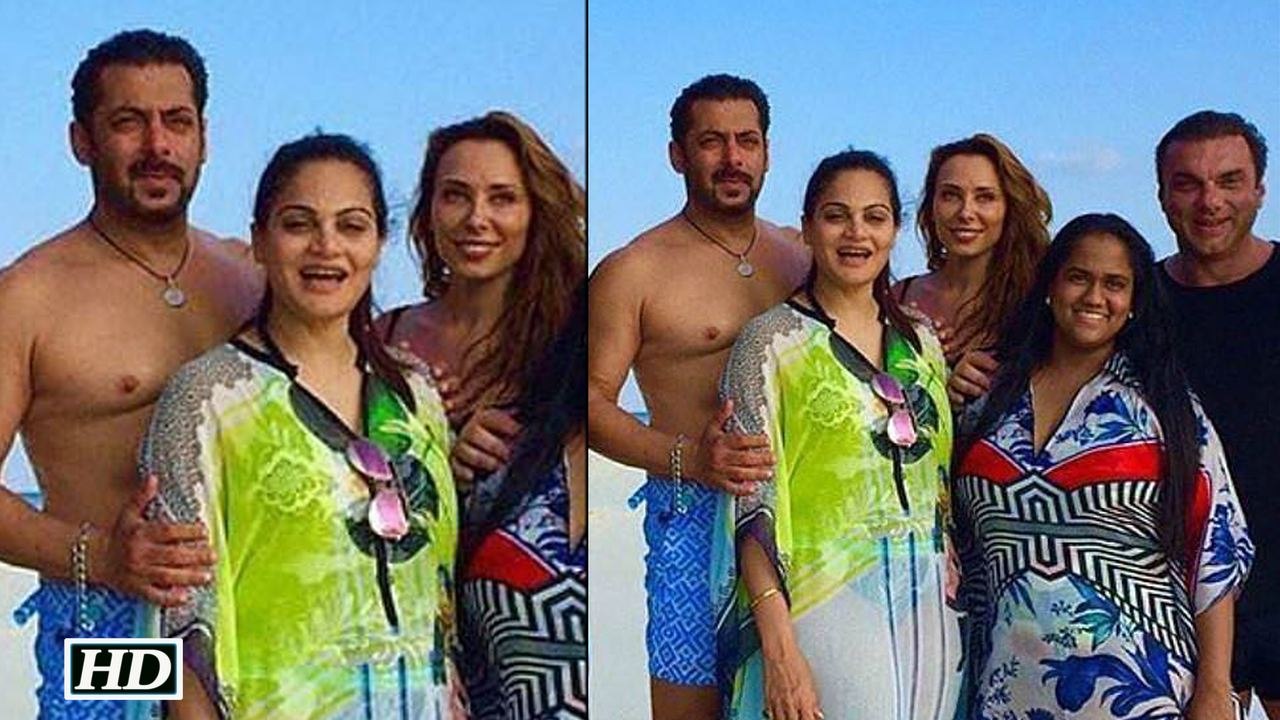 Salman- Iulia in Maldives with KHANdaan!