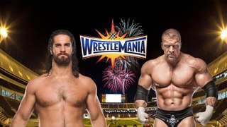 Triple H vs. Seth Rollins Wrestlemania  33