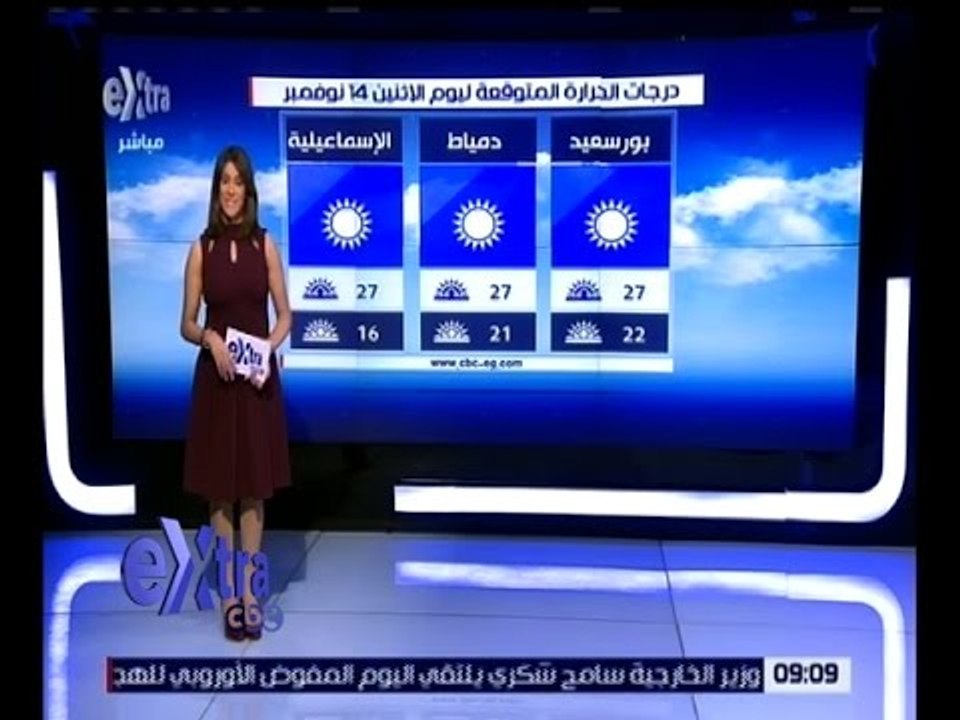 غرفة الأخبار | تعرف على حالة الطقس ودرجات الحرا...