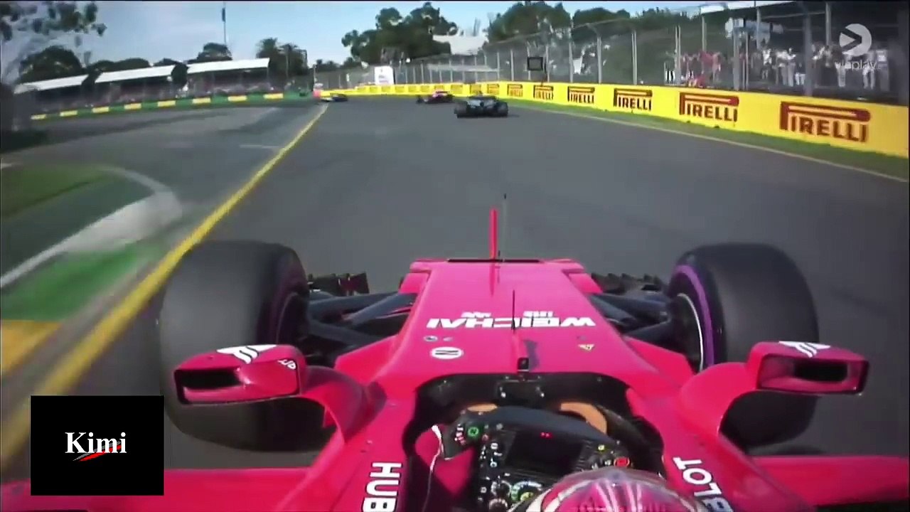 F1 2017 | Australian Grand Prix | Kimi Raikkonen Start onboard