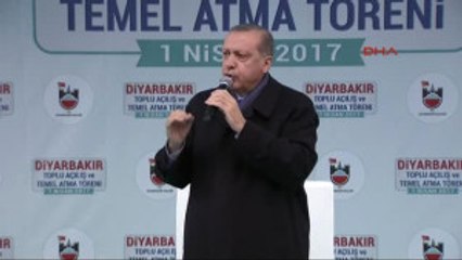 Diyarbakır - Erdoğan PKK Yanlıları 'Barış Barış' Diyor, Soruyorum; Elde Silah Varken Barış Olur mu 6