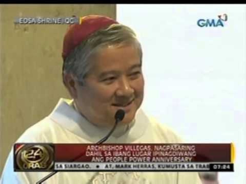 Archbishop Villegas, nagpasaring dahil sa ibang lugar ipinagdiwang ang People Power anniversary
