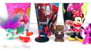 Balls Cup Surprise Toys Disney Superhero MLP Minnie Mouse Learn Colors Numbers Play Doh Cars Baby-nUAuTb30o8g