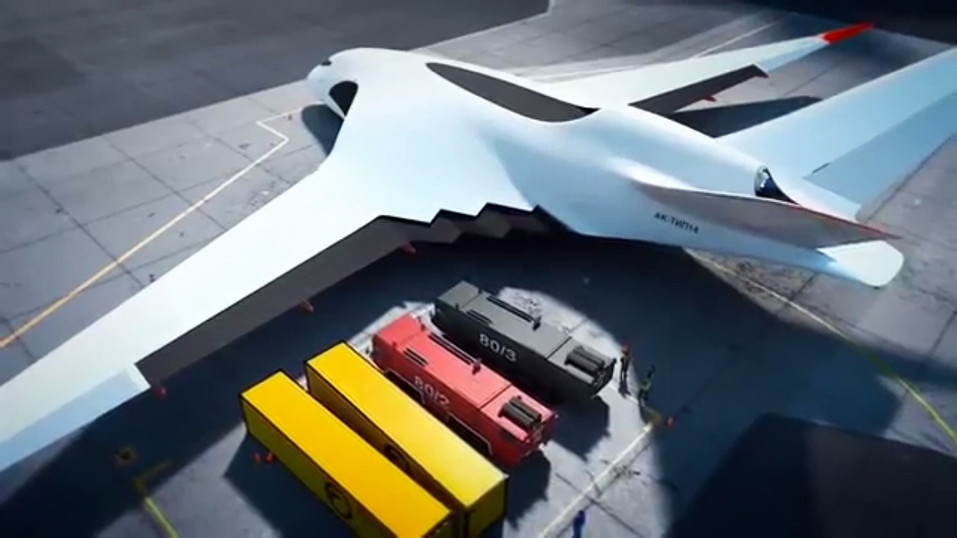 Transporteur hypersonique - Film animation Russe